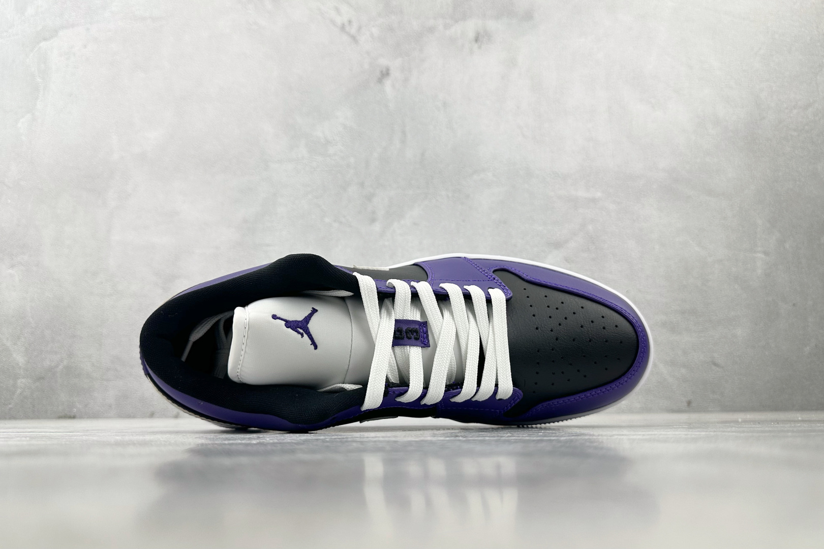 图片[3]-OT  打破市场垄断 顶级过验品质 一流品控免检产品 配色持续更新 原鞋开发 还原公司级 定位市场第一梯队 Jordan Air Jordan 1 low 黑紫拼接 货号：553558-501 尺码：35.5 36 36.5 37.5 38 38.5 39 40 40.5 41 42 42.5 43 44 44.5 45 46-选品中心