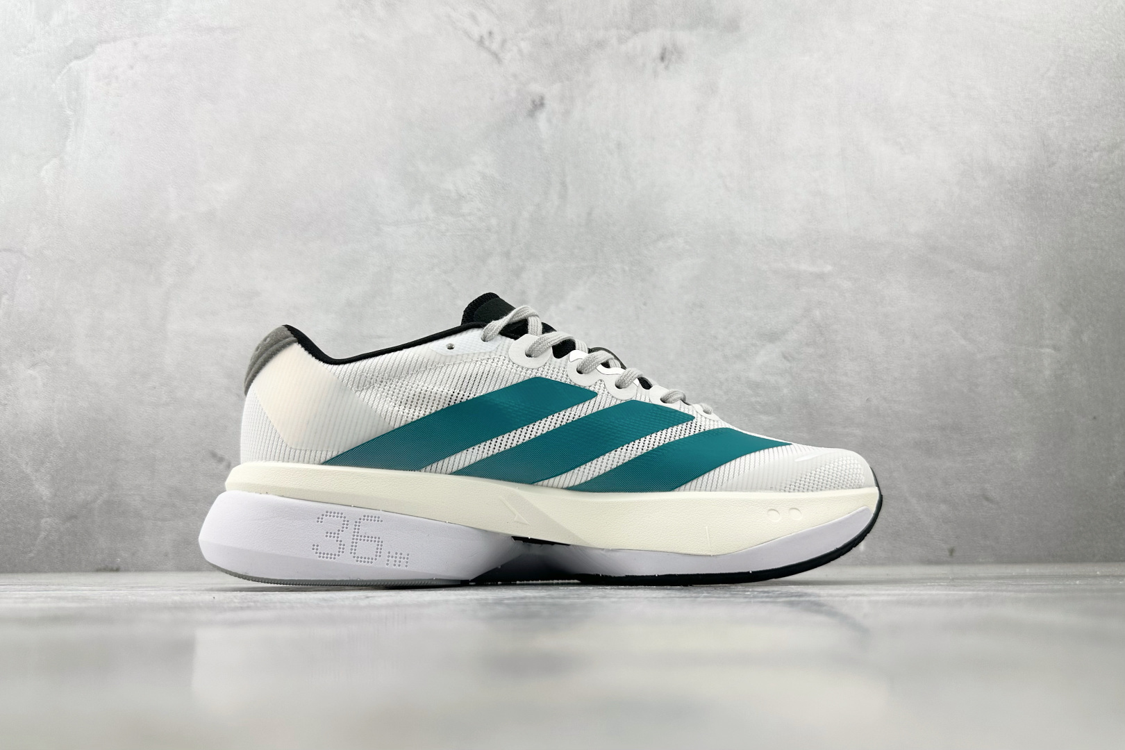 图片[2]-HD  平台订单 adidas Adizero Boston 13 白青 货号：JR4791 尺码：36 36.5 37 38.5 39 40 40.5 41 42 42.5 43 44 44.5 45 46-选品中心