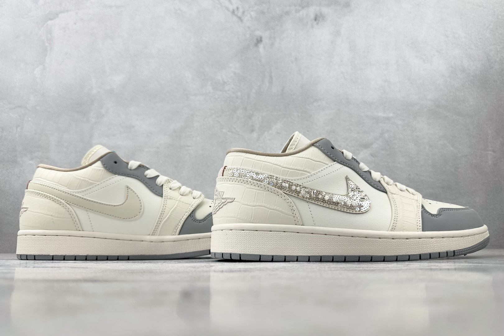 图片[6]-XC  Jordan Air Jordan 1 米白 货号：IH7323-100 尺码：36 36.5 37 38.5 39 40 40.5 41 42 42.5 43 44 44.5 45 46-选品中心