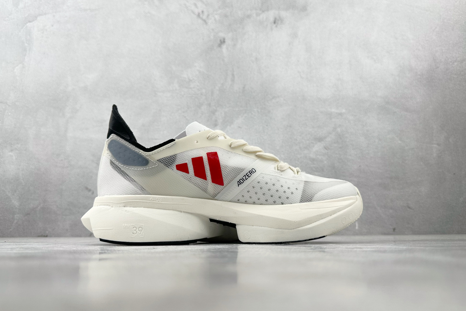 图片[2]-HD  平台订单 adidas Adizero Adios Pro 3 米白红 货号：GW7261 尺码：36 36.5 37.5 38 38.5 39 40 40.5 41 42 42.5 43 44 44.5 45 46-选品中心