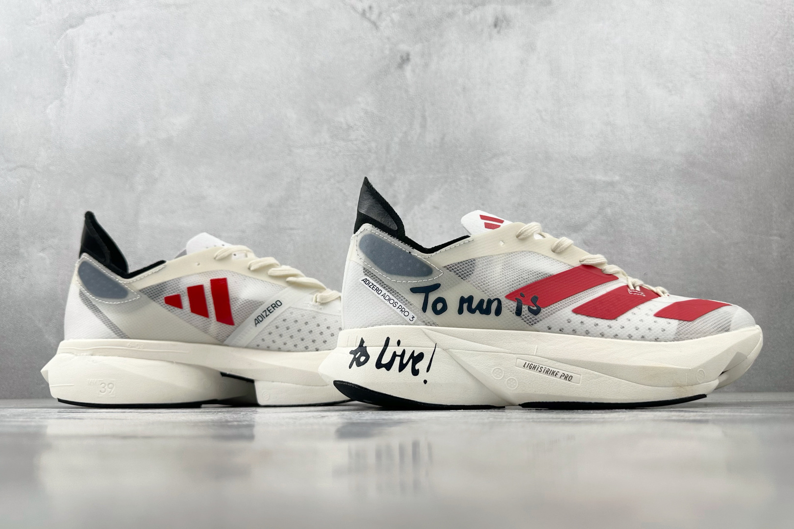 图片[6]-HD  平台订单 adidas Adizero Adios Pro 3 米白红 货号：GW7261 尺码：36 36.5 37.5 38 38.5 39 40 40.5 41 42 42.5 43 44 44.5 45 46-选品中心