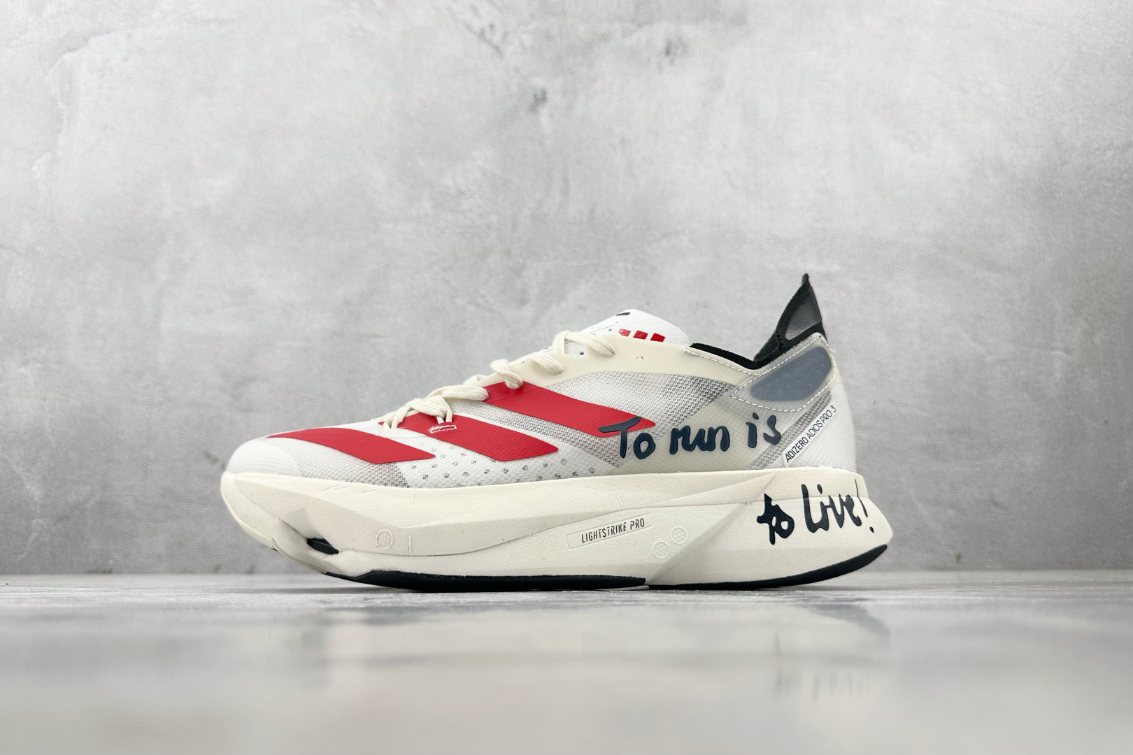 HD 平台订单 adidas Adizero Adios Pro 3 米白红 货号:GW7261 尺码:36 36.5 37.5 38 38.5 39 40 40.5 41 42 42.5 43 44 44.5 45 46-选品中心