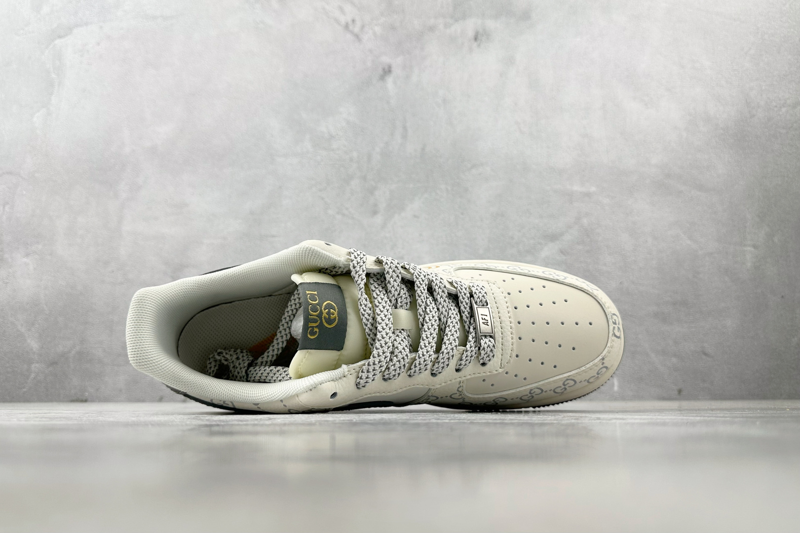 260 Nike Air Force 1'07 GUCCI 联名 白灰 ZH2598-322