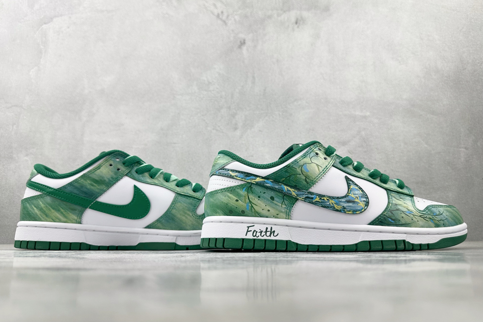  
【定制球鞋】Nike Dunk 多巴胺 柳条 绿色

货号：HF5441-101（Team626-柳