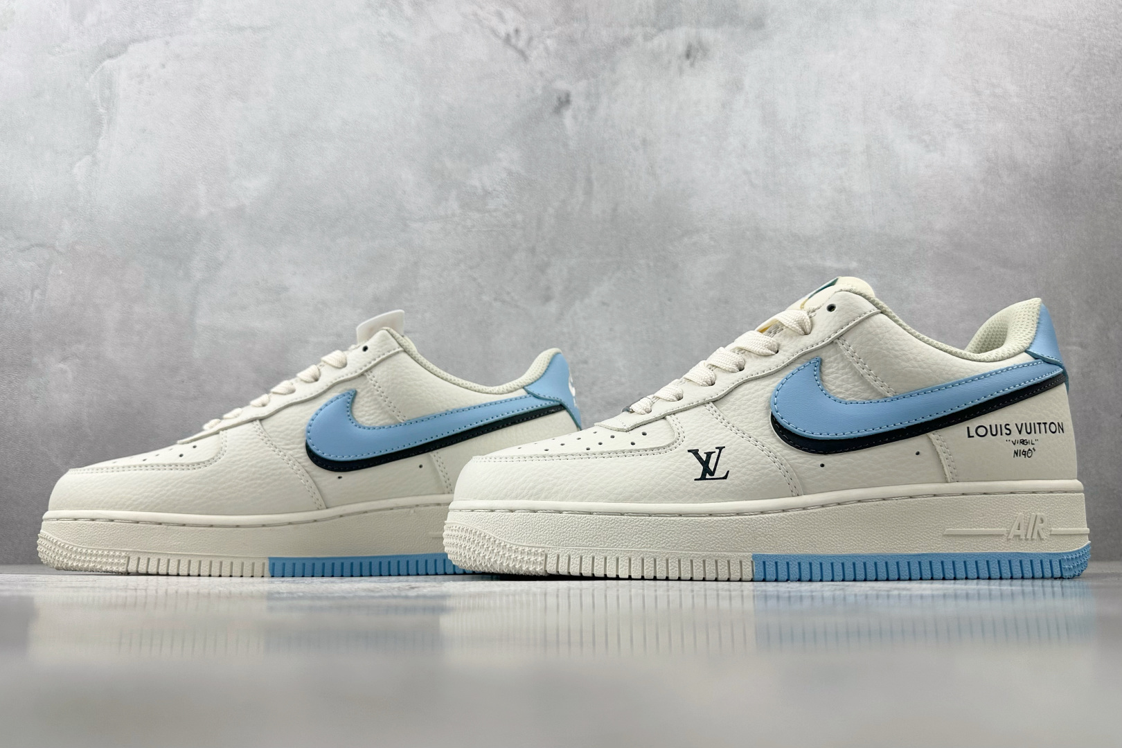 260 Nike Air Force 1'07 LV 联名 米白蓝 CS5288-028