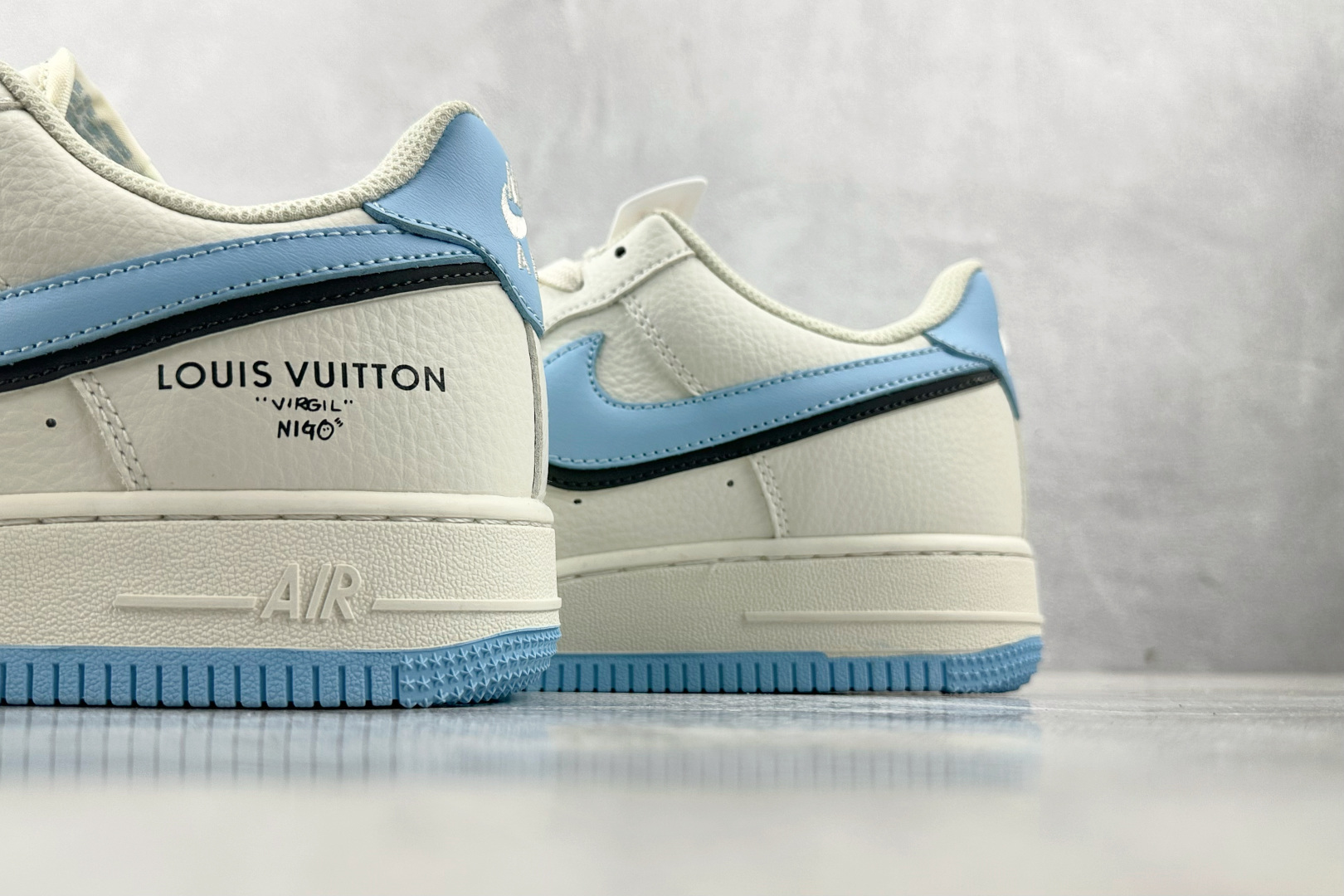 260 Nike Air Force 1'07 LV 联名 米白蓝 CS5288-028