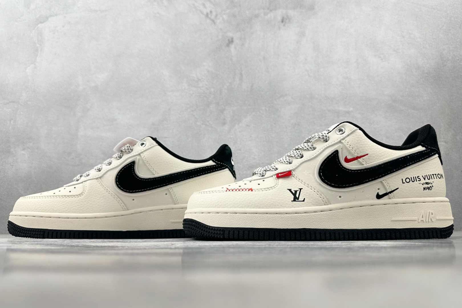 260 Nike Air Force 1'07 LV 联名 米白黑 YX5066-348
