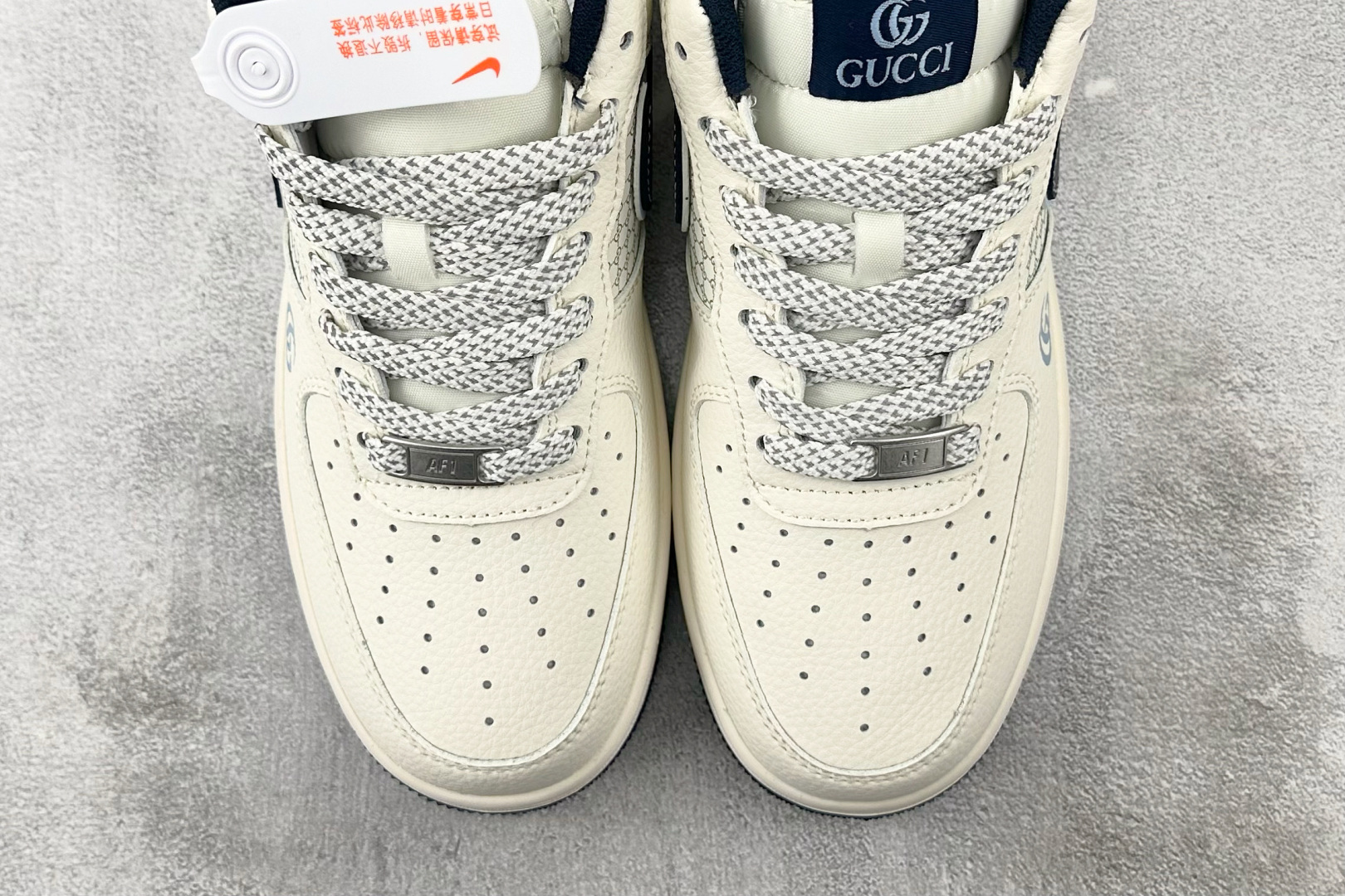 260 Nike Air Force 1'07 GUCCI 联名 米白蓝 XS1958-564