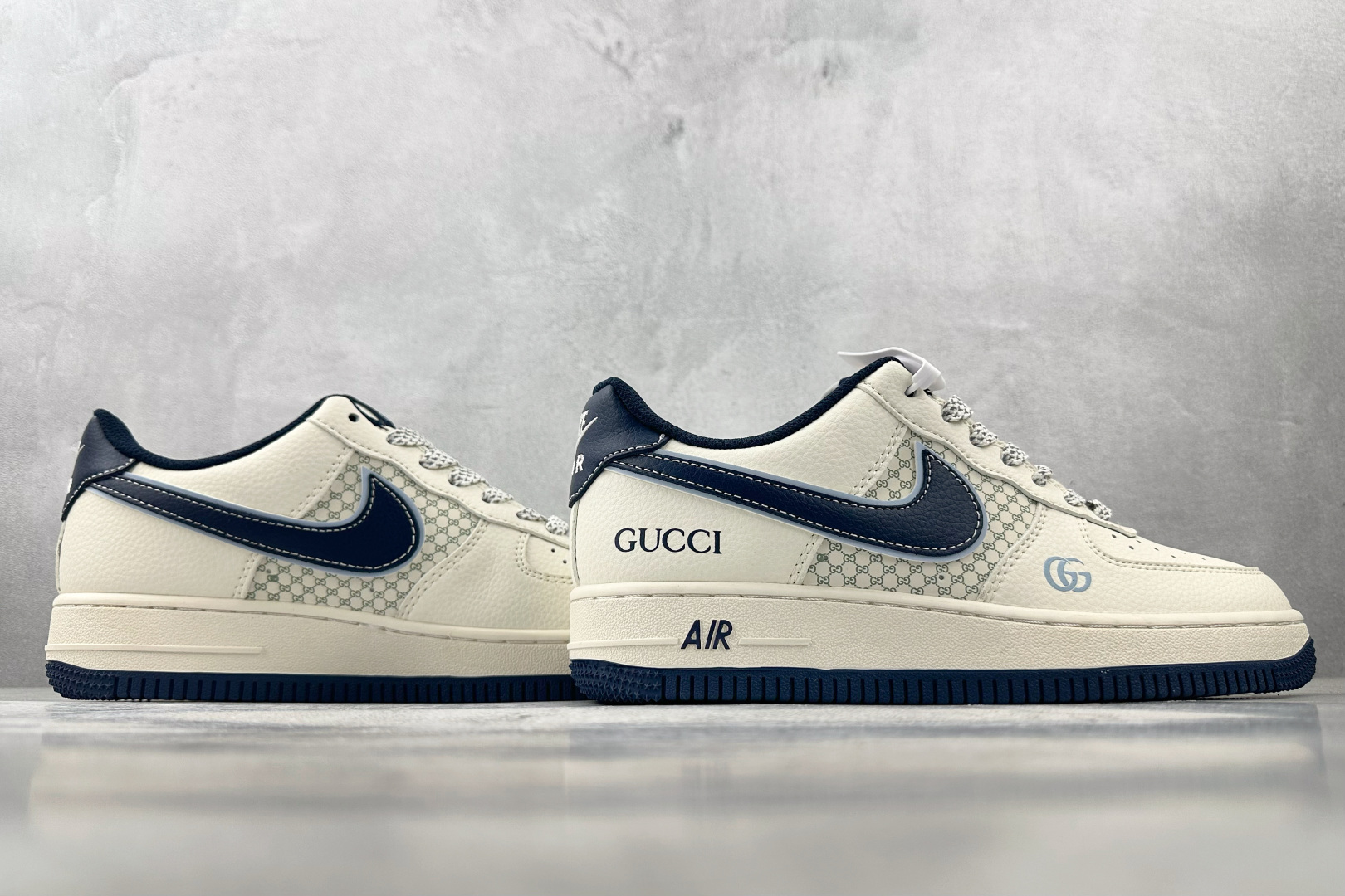 260 Nike Air Force 1'07 GUCCI 联名 米白蓝 XS1958-564