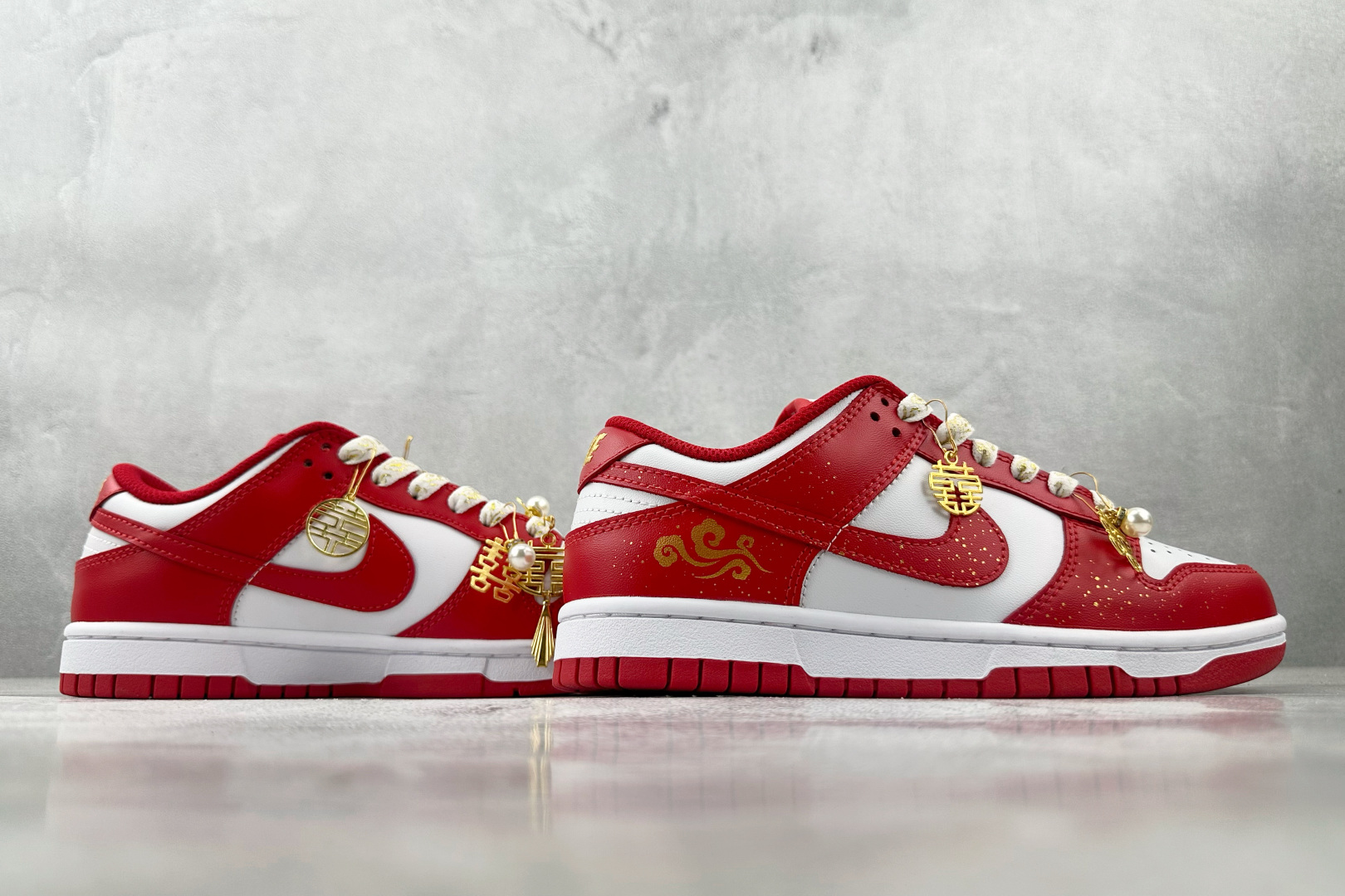 定制球鞋Nike Dunk 吉祥如意 红白 DD1873-116