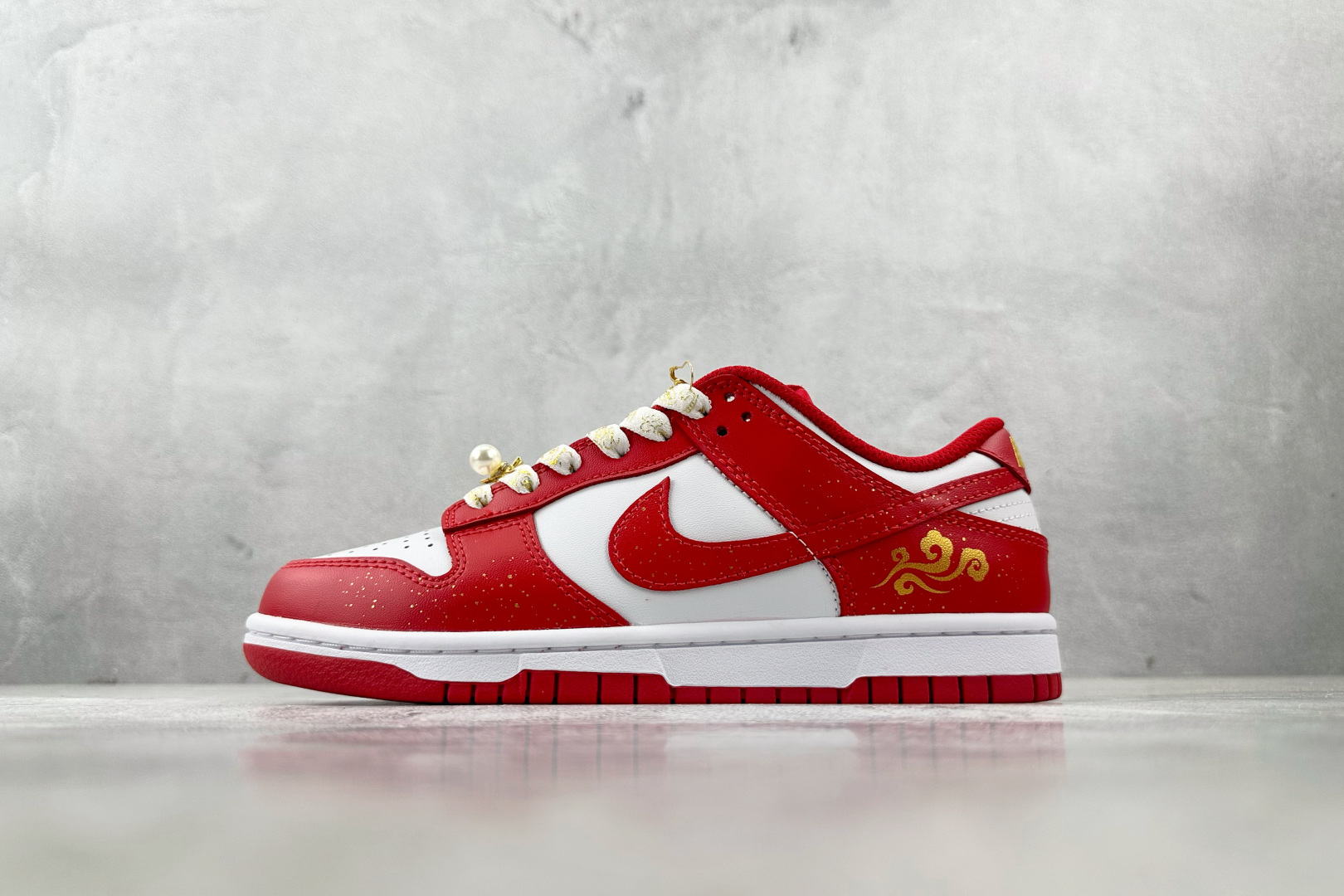 定制球鞋Nike Dunk 吉祥如意 红白 DD1873-116