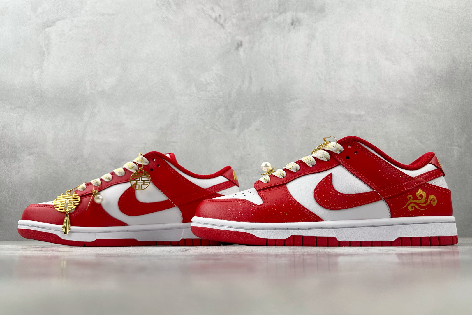 定制球鞋Nike Dunk 吉祥如意 红白 DD1873-116