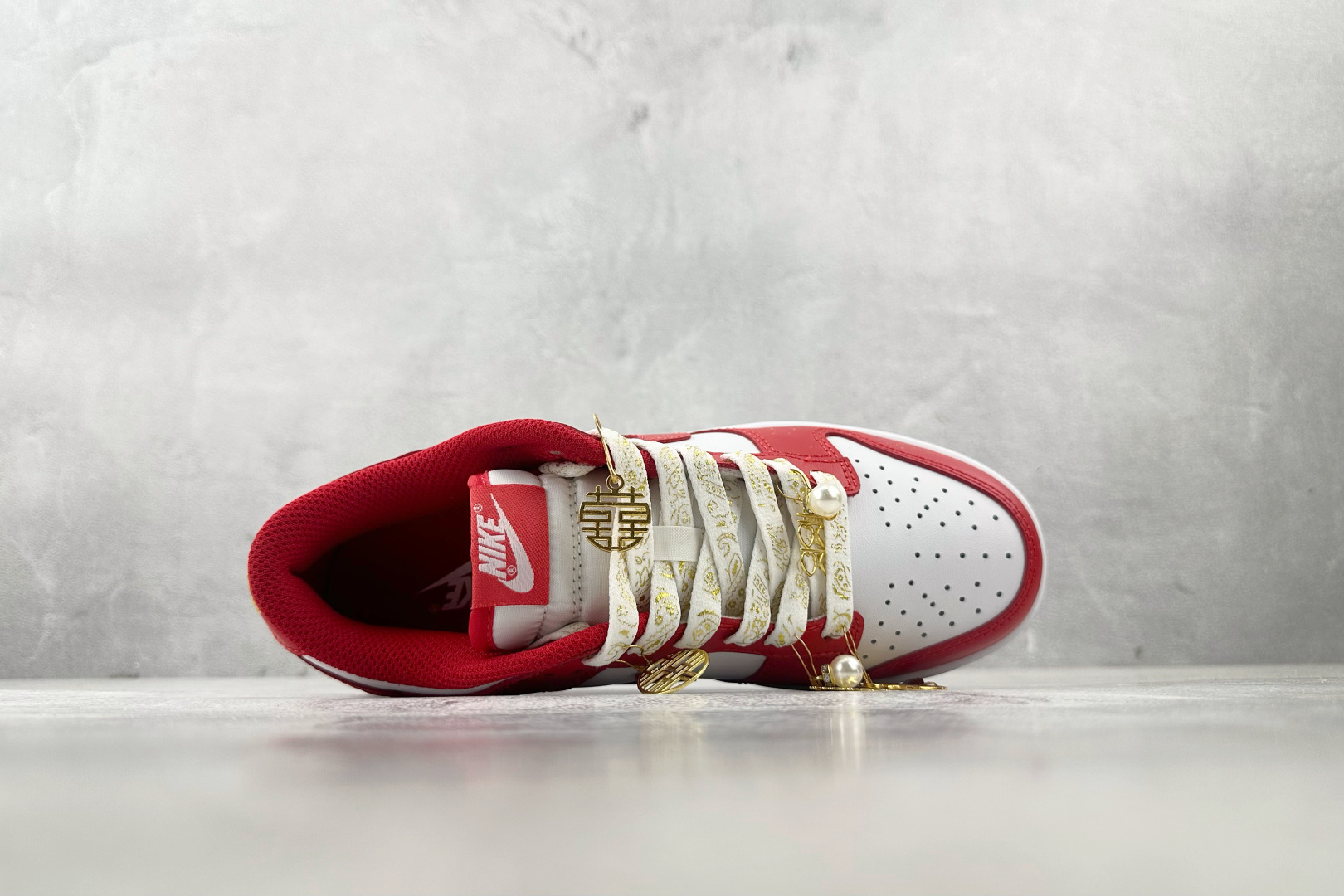 定制球鞋Nike Dunk 吉祥如意 红白 DD1873-116