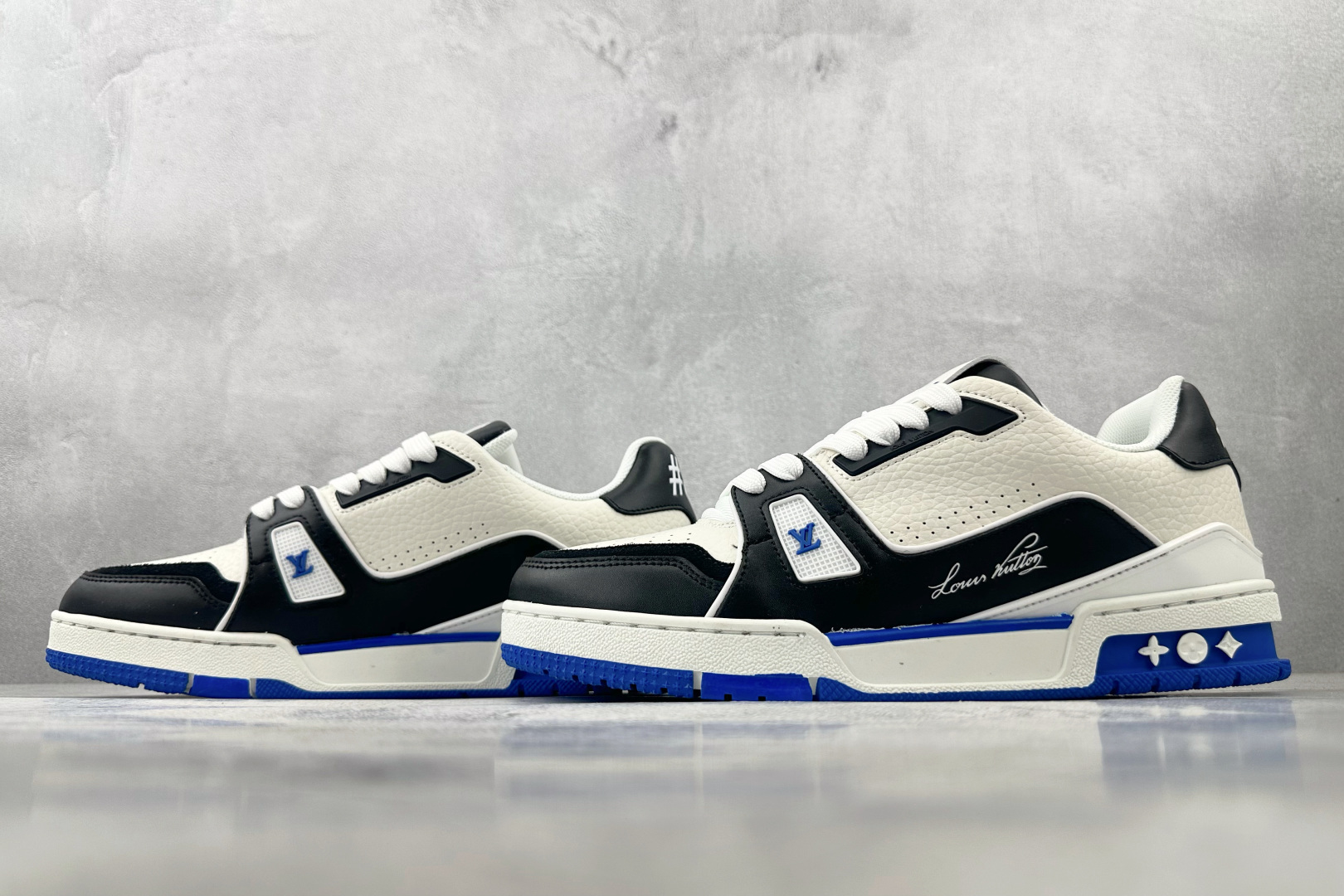 图片[5]-TX  LOUIS VUITTON Trainer 蓝黑色 货号：1ADDYZ 尺码：39 40 41 42 43 44 45 46-选品中心