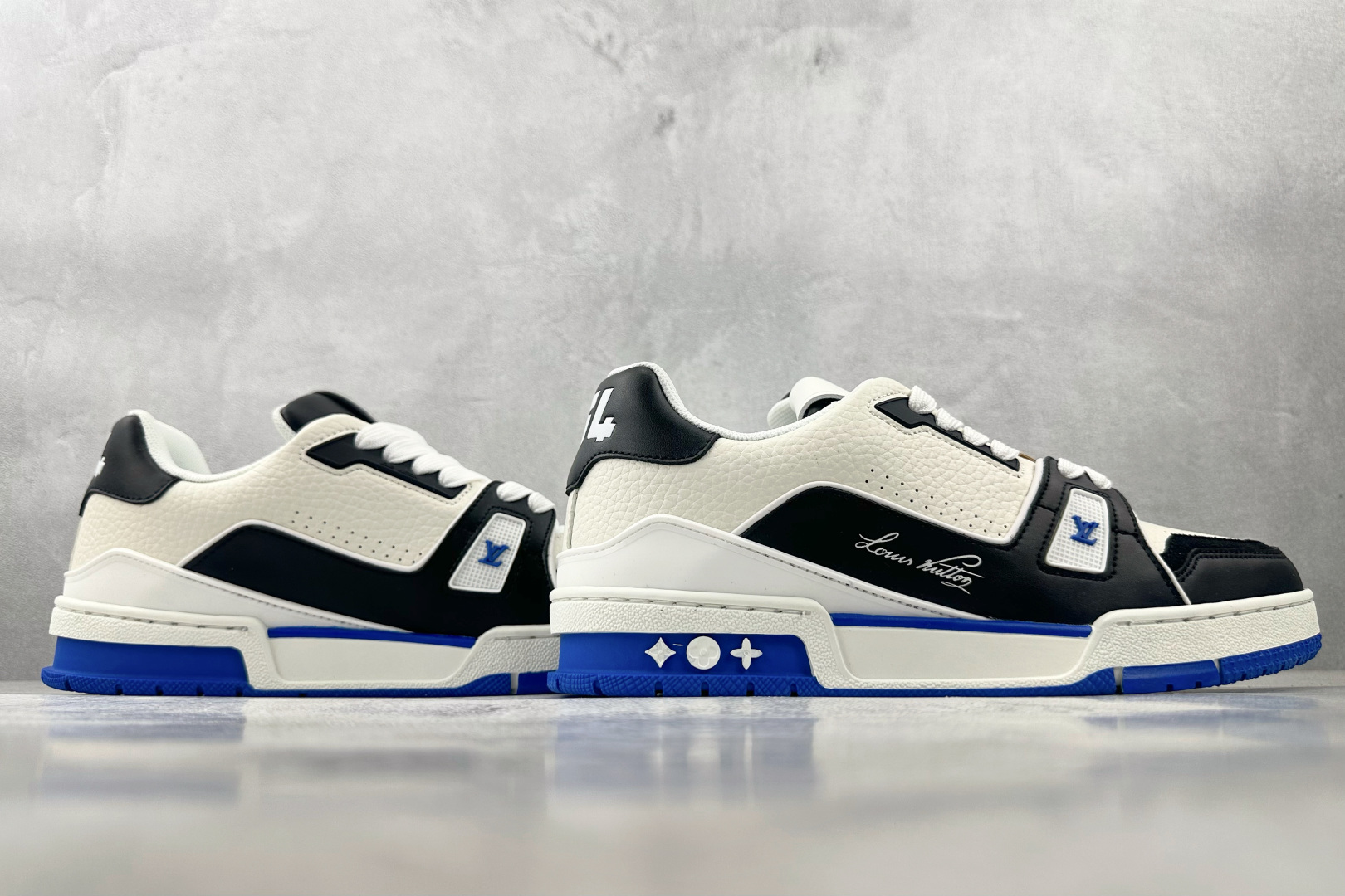 图片[6]-TX  LOUIS VUITTON Trainer 蓝黑色 货号：1ADDYZ 尺码：39 40 41 42 43 44 45 46-选品中心