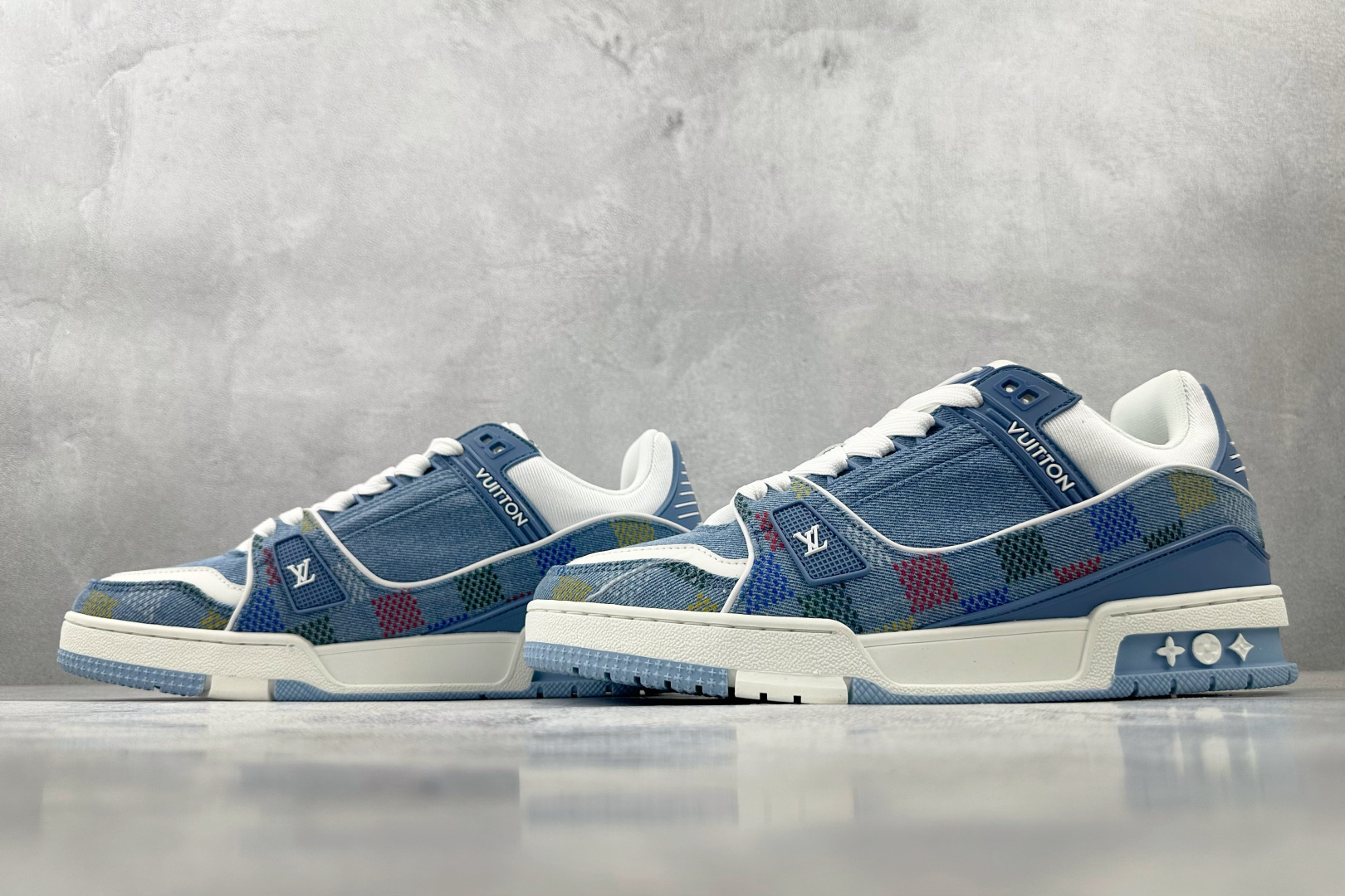 图片[5]-TX  LOUIS VUITTON Trainer 蓝色 货号：1AHCYB 尺码：36 37 38 39 40 41 42 43 44 45 46-选品中心