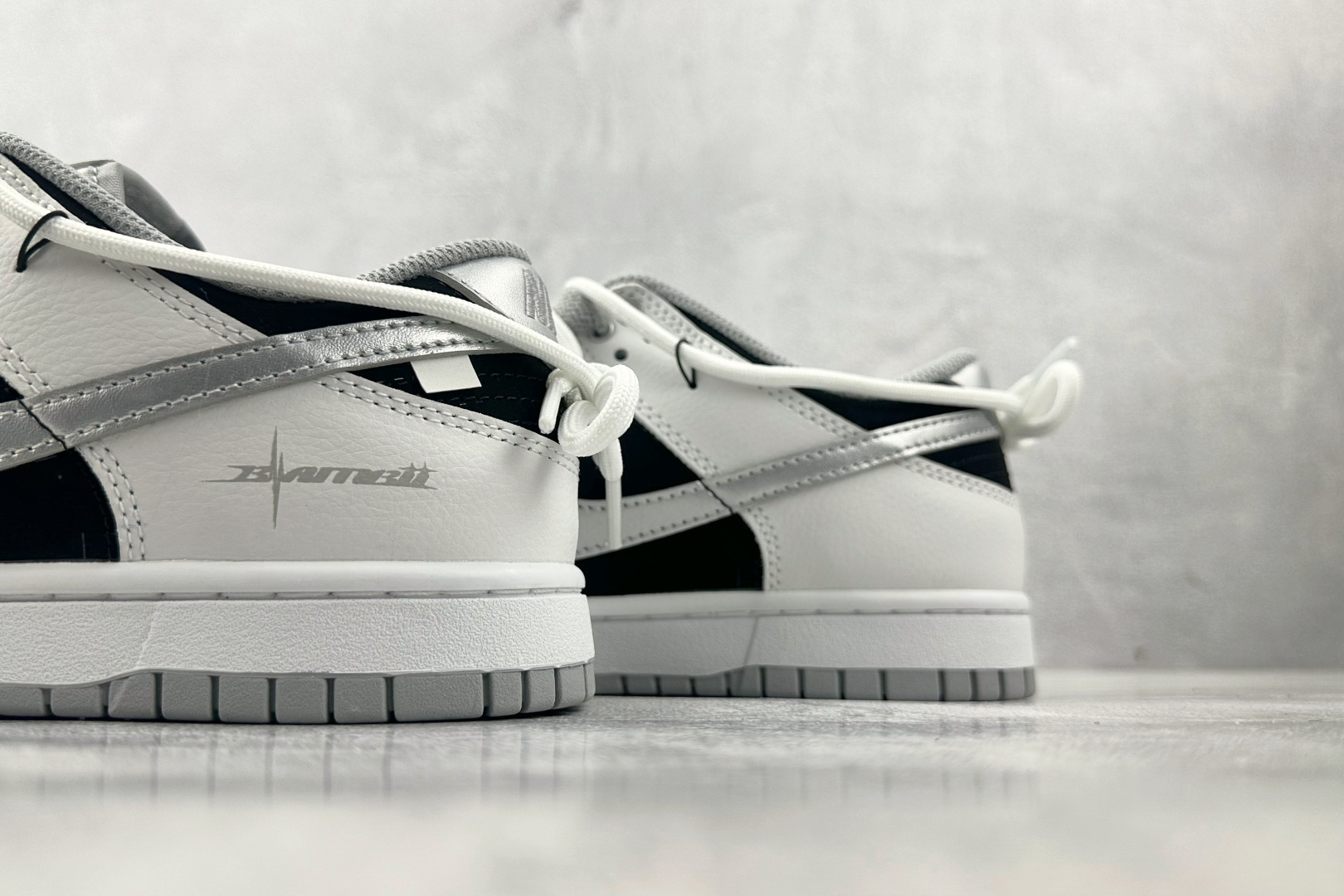 定制球鞋Nike Dunk 星黎 白黑银 WS0414-025