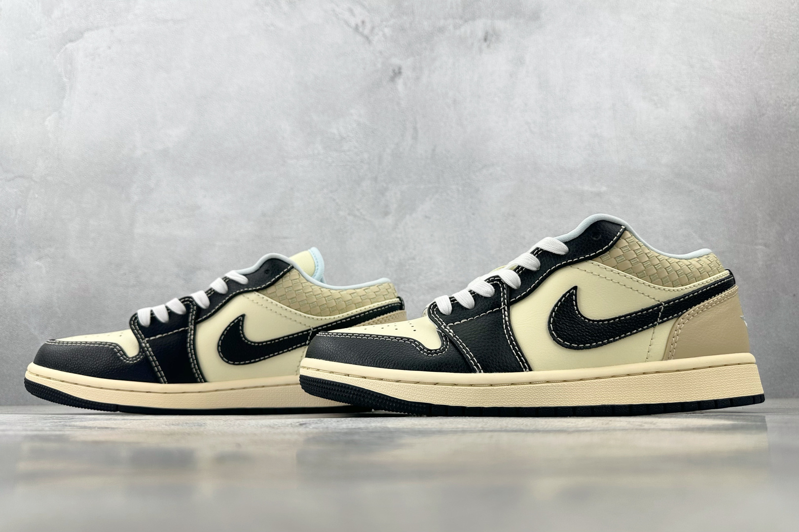 Jordan Air Jordan 1 low 米黑 HQ3437-101