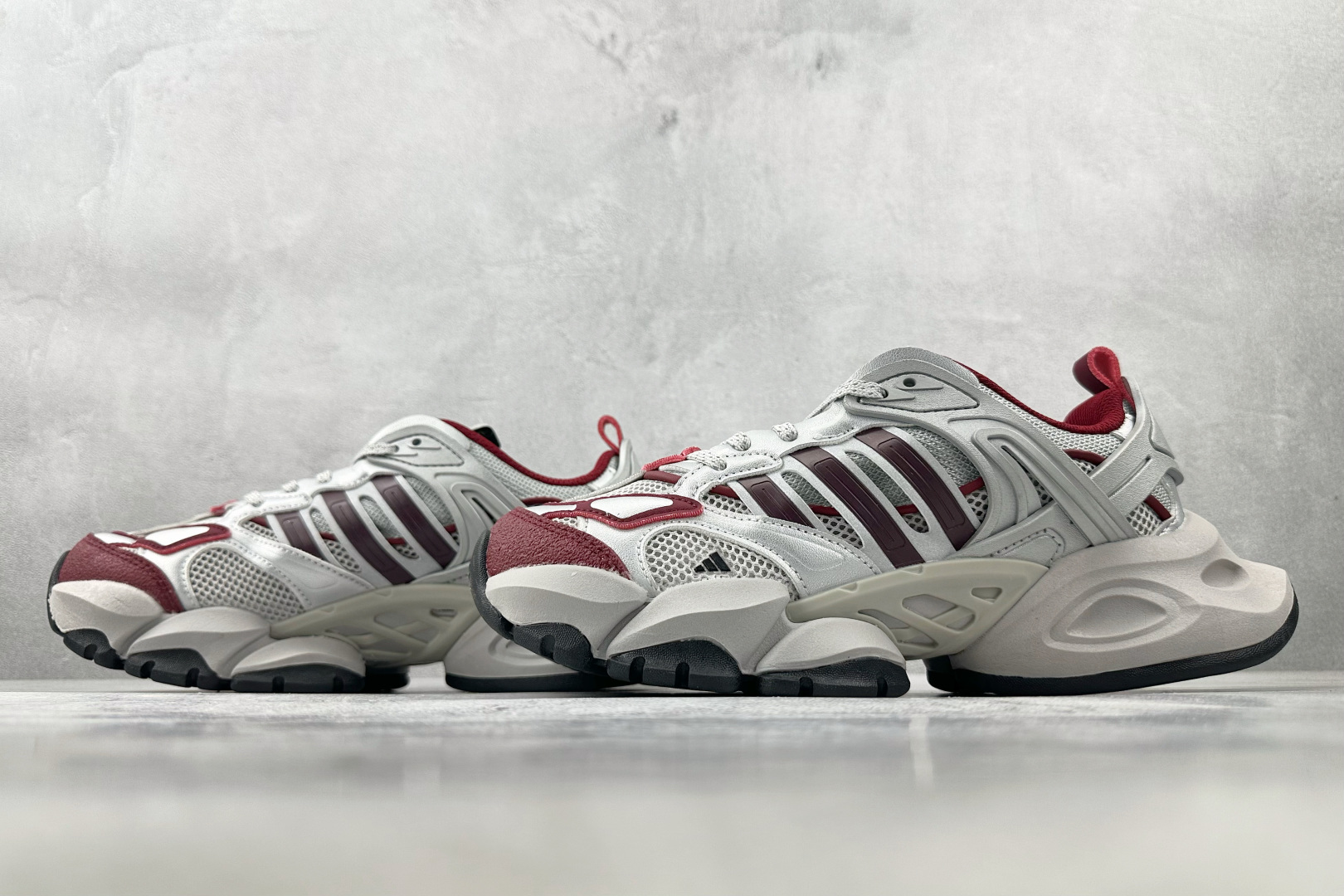 图片[5]-YH  adidas XLG RUNNER DELUXE 银酒红 货号：JP5762 尺码：36 36.5 37 38.5 39 40 40.5 41 42 42.5 43 44 44.5 45-选品中心