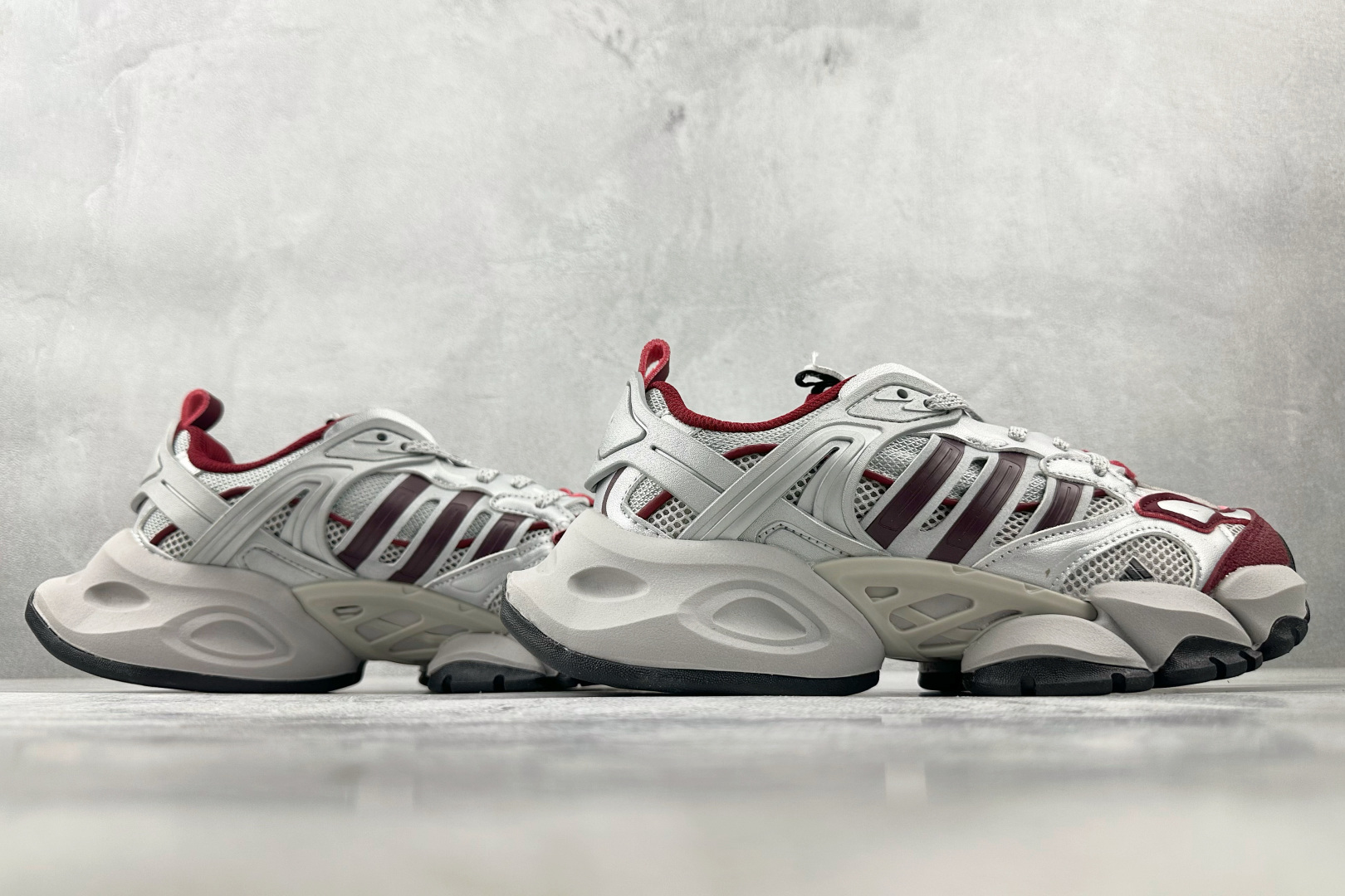 图片[6]-YH  adidas XLG RUNNER DELUXE 银酒红 货号：JP5762 尺码：36 36.5 37 38.5 39 40 40.5 41 42 42.5 43 44 44.5 45-选品中心