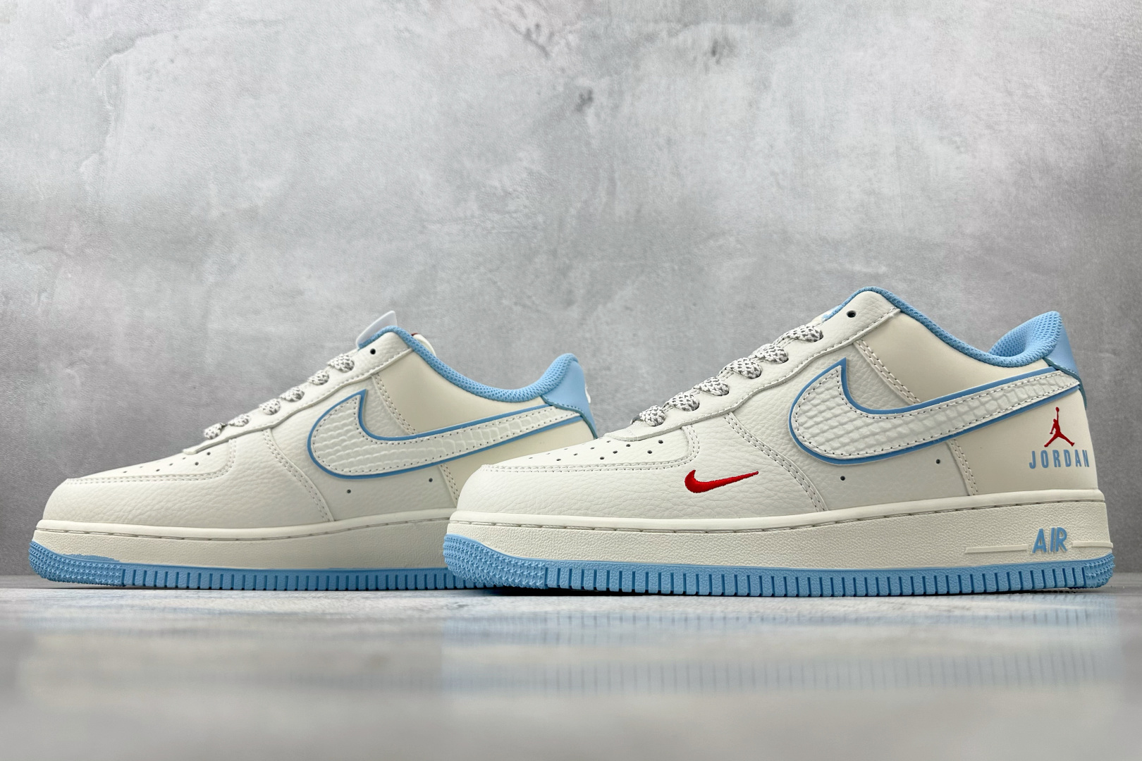 Nike Air Force 1'07 Jordan 联名 米白蓝 CS5288-029