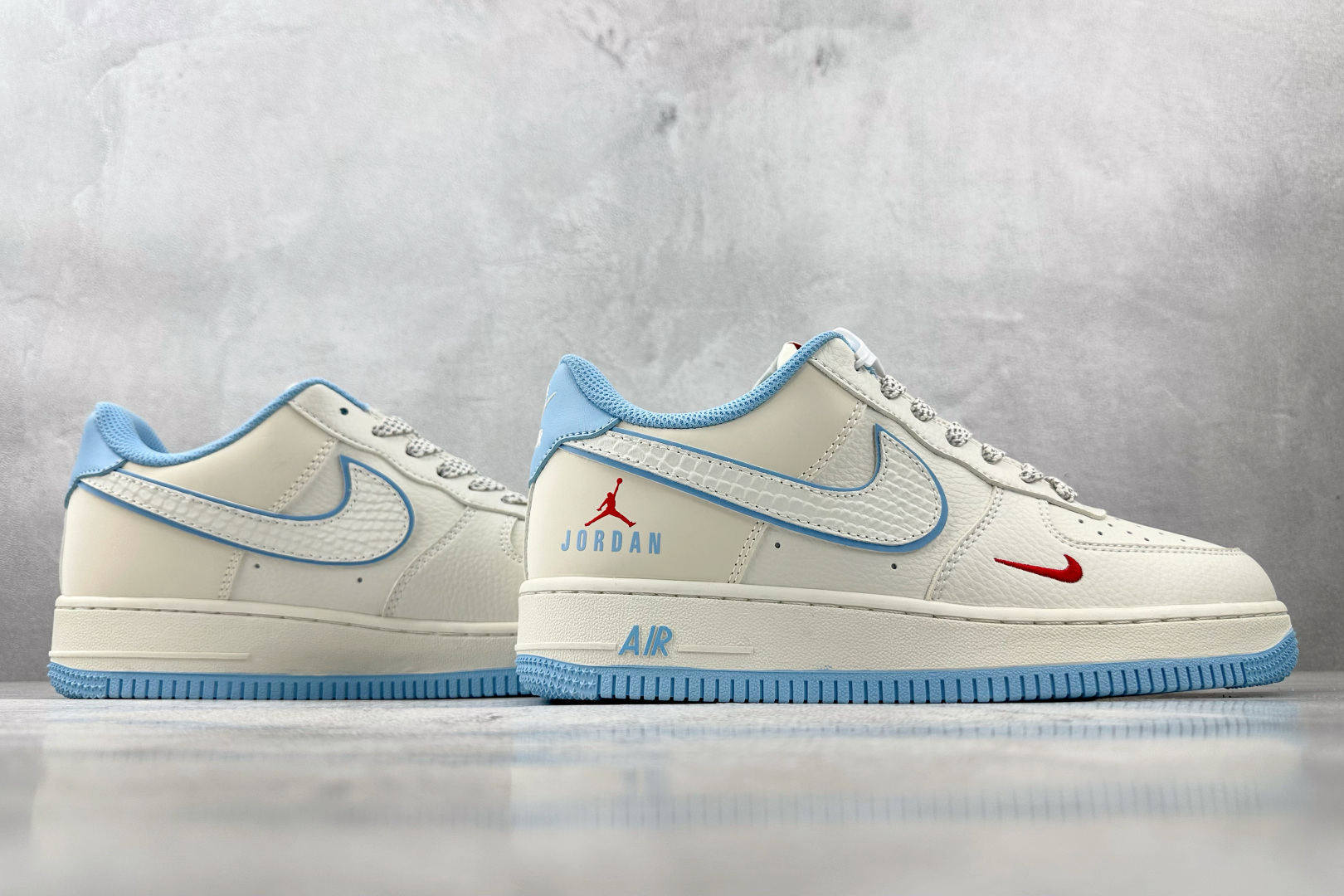 Nike Air Force 1'07 Jordan 联名 米白蓝 CS5288-029