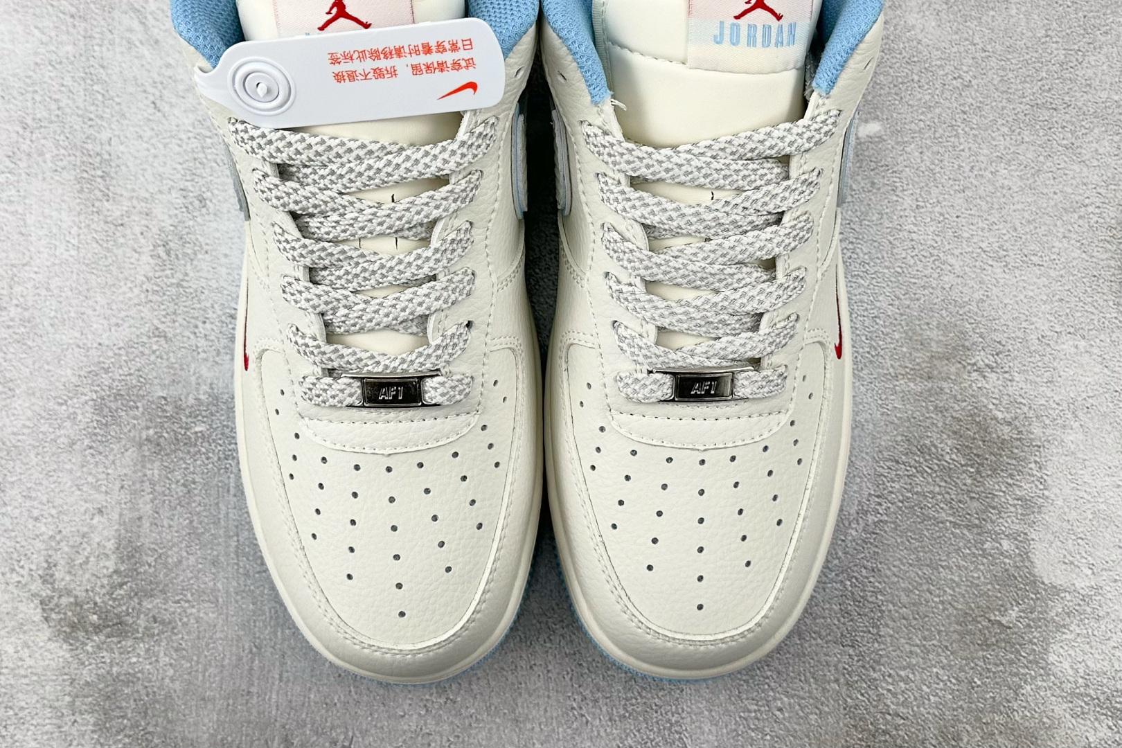 Nike Air Force 1'07 Jordan 联名 米白蓝 CS5288-029