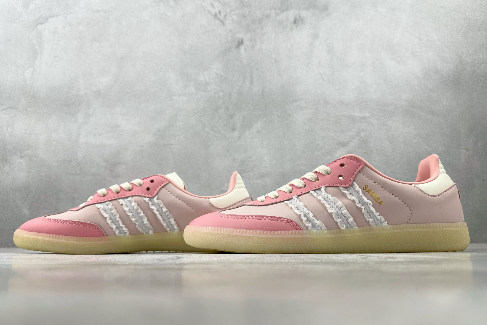 出口订单 adidoriginals Samba 粉色 JR8830