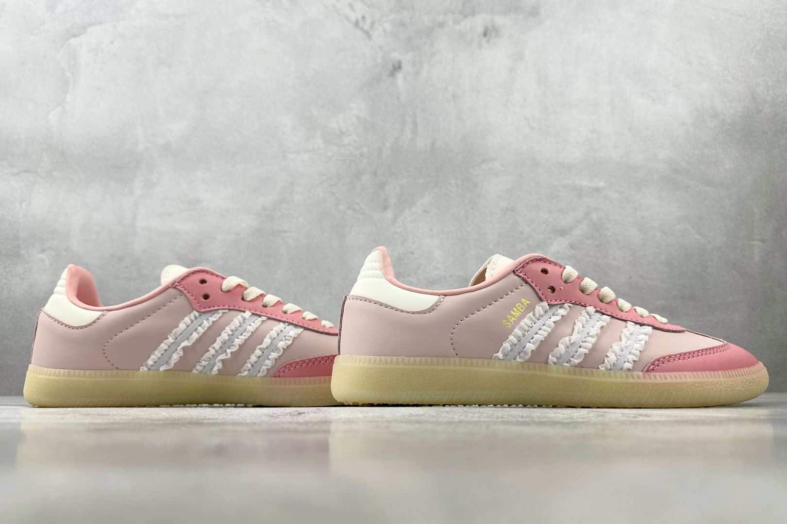 出口订单 adidoriginals Samba 粉色 JR8830