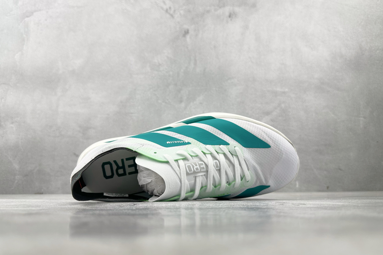 纯原 adidAdizero Adios Pro 4 白青色 JR1267