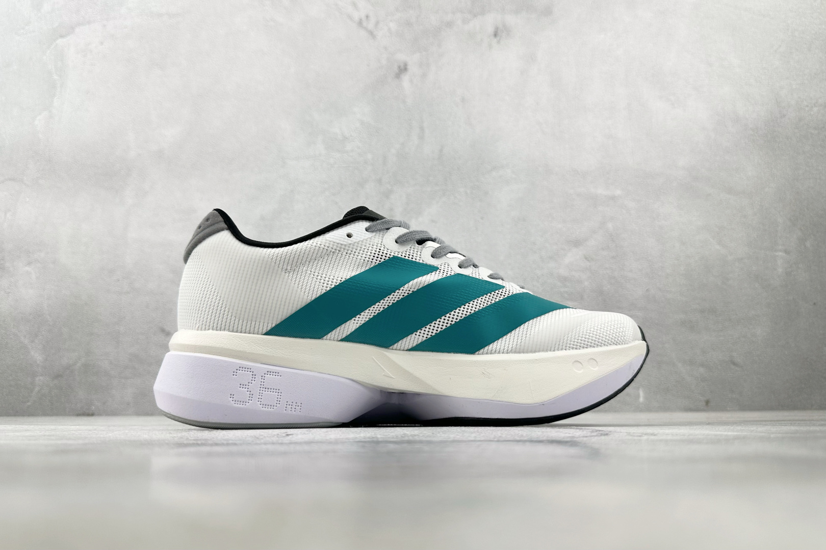 纯原 adidAdizero Boston 13 白青 JR4791