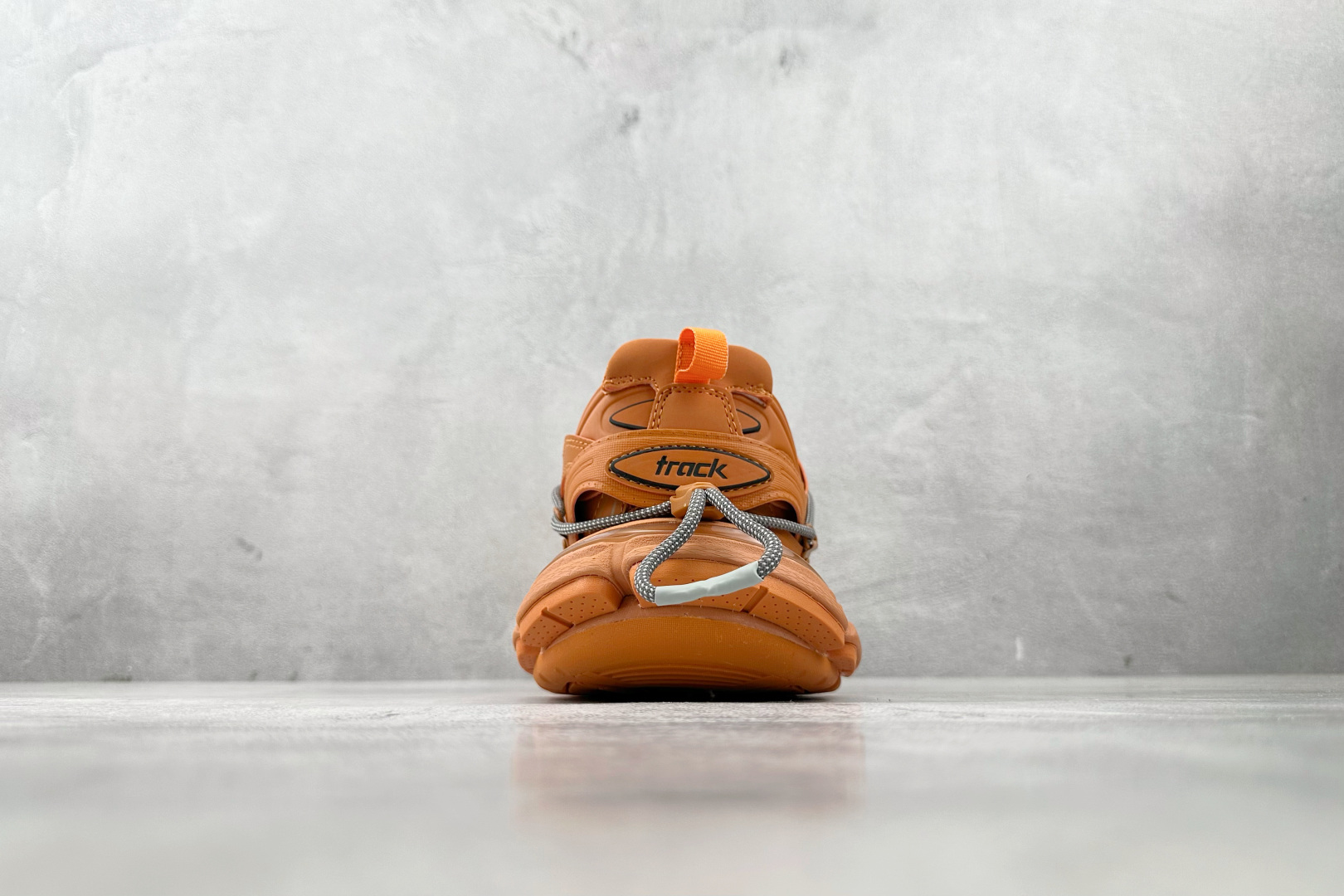 代购版 Balenciaga巴黎世家 Track Trail 圆头系带 橙色 800592 WTR7000