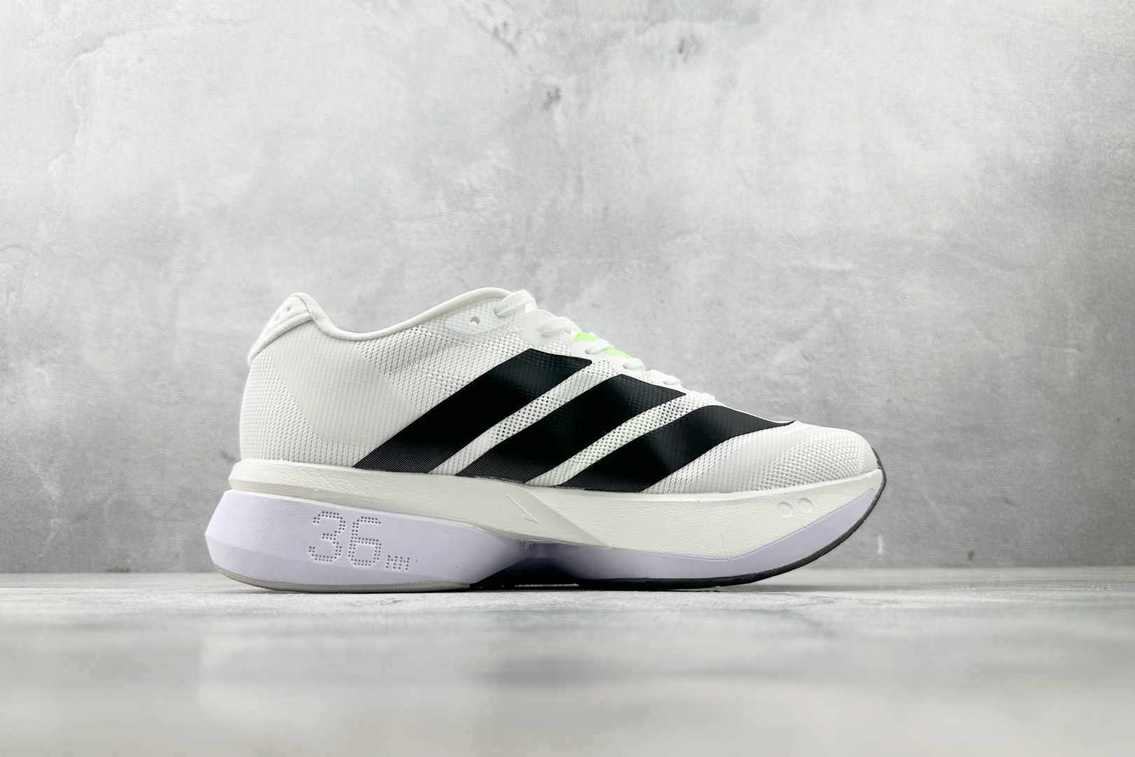 纯原 adidAdizero Bost13 白黑绿 JS4951