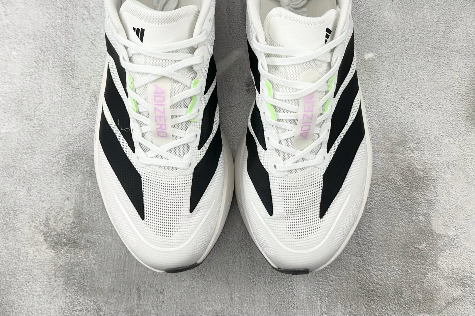 纯原 adidAdizero Bost13 白黑绿 JS4951
