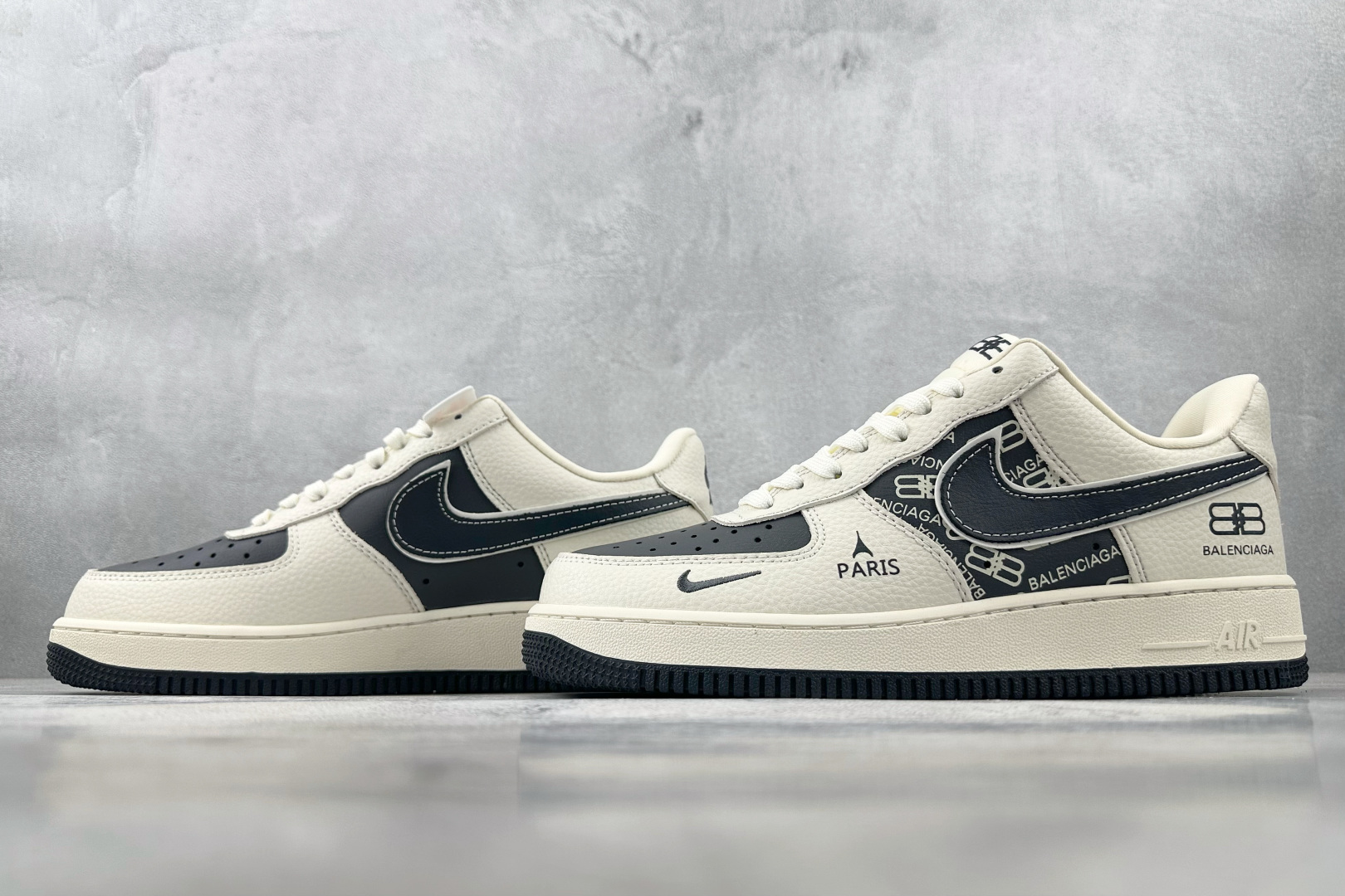Nike Air Force 1'07 巴黎世家 联名 米白黑 XL1978-103