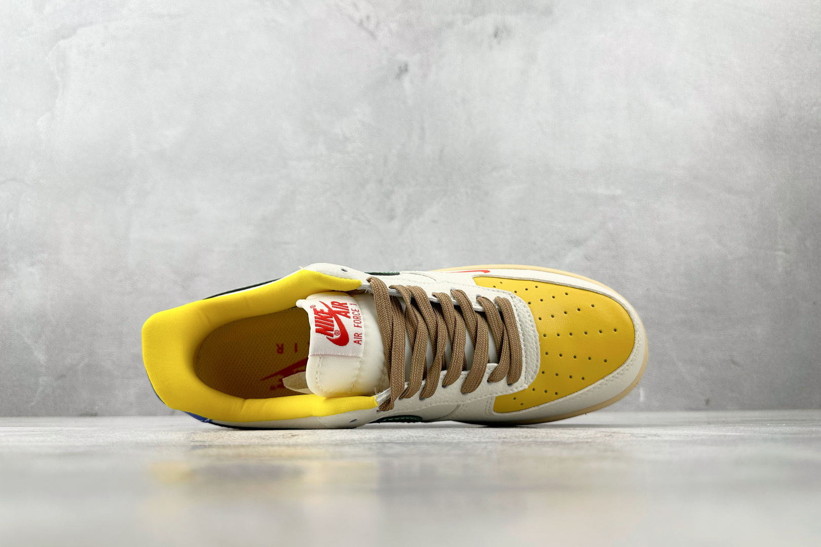 Nike Air Force 1'07 联名 白黄绿 KB1688-005
