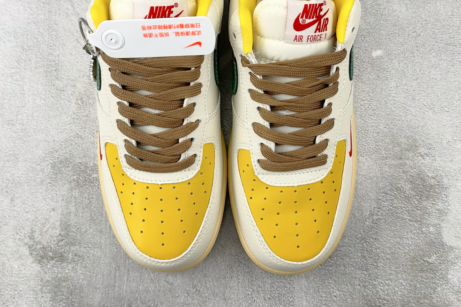Nike Air Force 1'07 联名 白黄绿 KB1688-005
