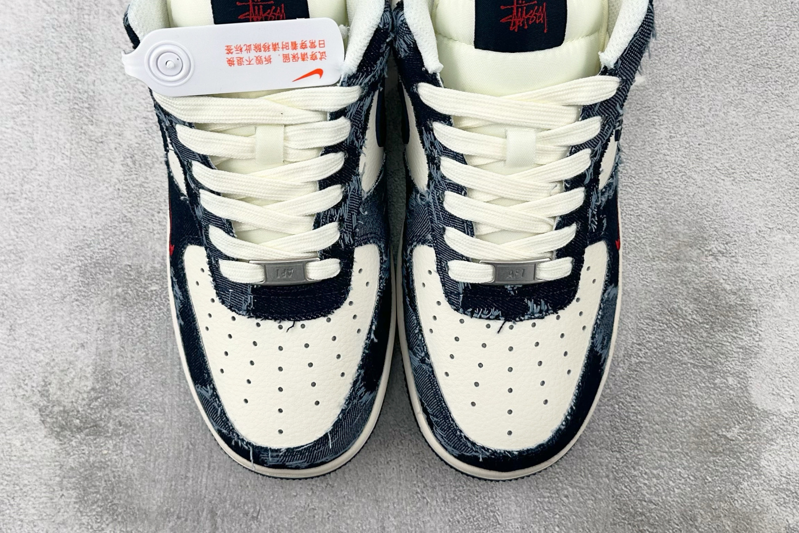 260 Nike Air Force 1'07 斯图西 联名 黑白 XS1958-579