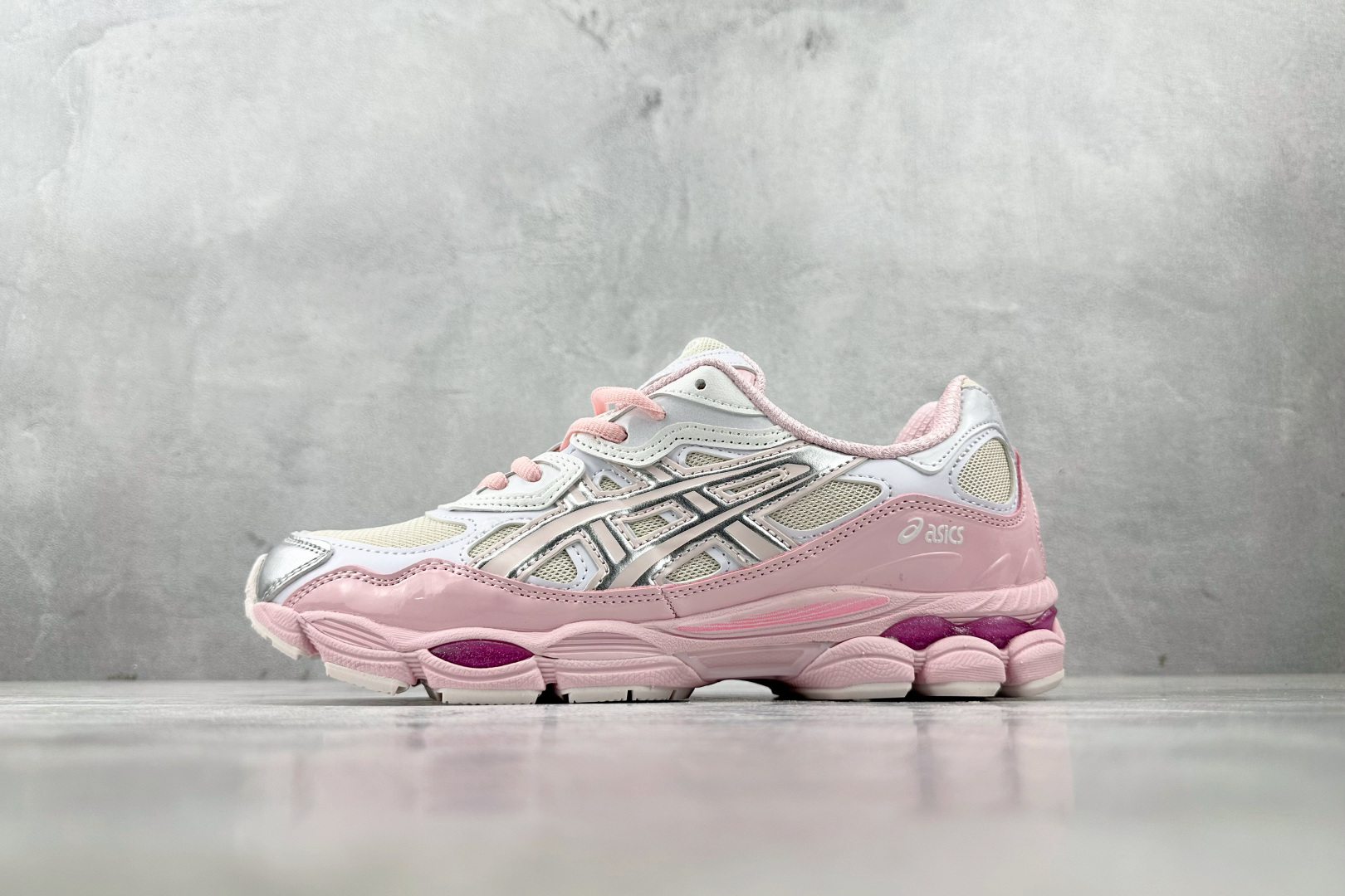 KICKI YANG ZHANG x Asics GEL-NYC系列 银粉色 1203A571-100