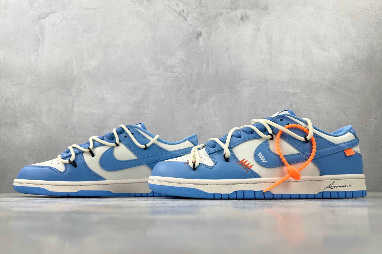 定制球鞋 Nike Dunk蓝橙警戒 蓝橙 DV0833-113