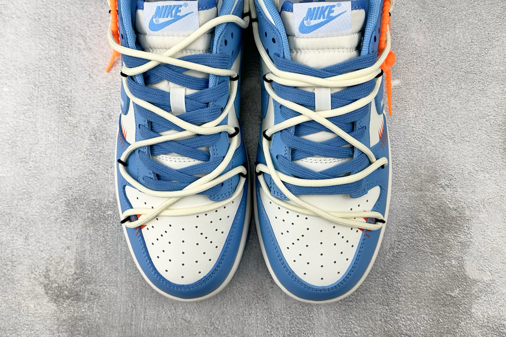 定制球鞋 Nike Dunk蓝橙警戒 蓝橙 DV0833-113