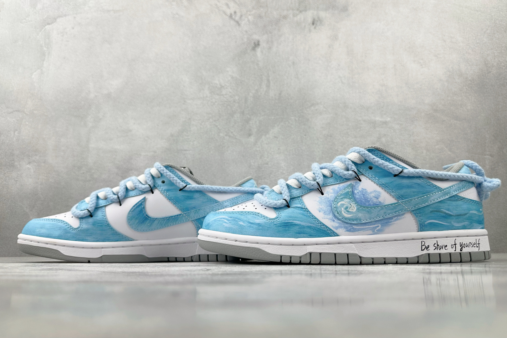 定制球鞋 Nike Dunk月下碧波行 天蓝色 HF5441-105