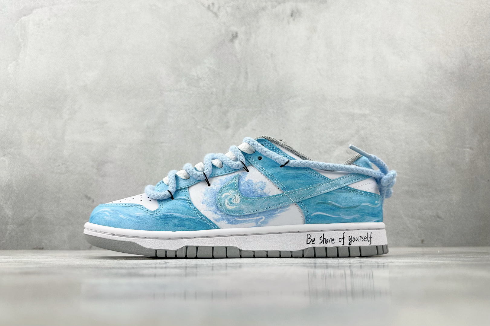 定制球鞋 Nike Dunk月下碧波行 天蓝色 HF5441-105