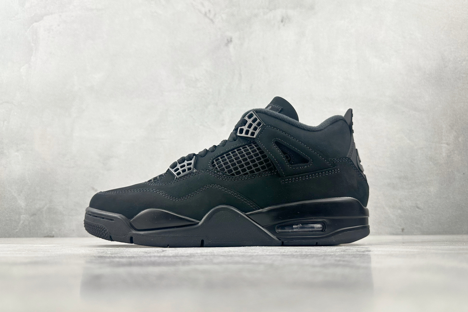 口碑神作Jordan Air Jordan 4 黑猫 黑色 CU1110-010