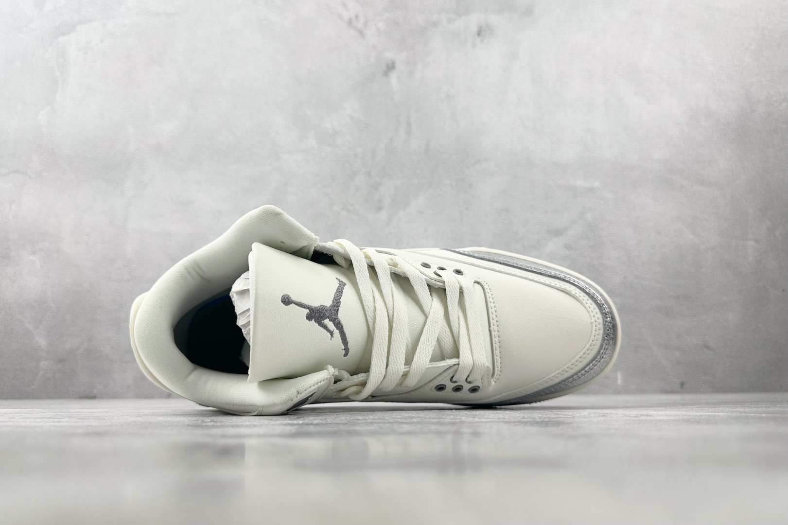 图片[3]-HG 外贸  极致性价比 Jordan Air Jordan 3 白灰色 货号：CK9246-100 尺码：36 36.5 37.5 38 38.5 39 40 40.5 41 42 42.5 43 44 45 46 46.5 47.5-选品中心