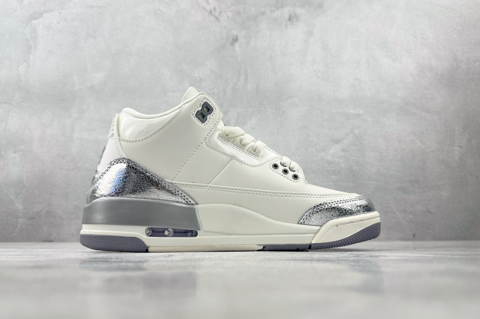 图片[2]-HG 外贸  极致性价比 Jordan Air Jordan 3 白灰色 货号：CK9246-100 尺码：36 36.5 37.5 38 38.5 39 40 40.5 41 42 42.5 43 44 45 46 46.5 47.5-选品中心