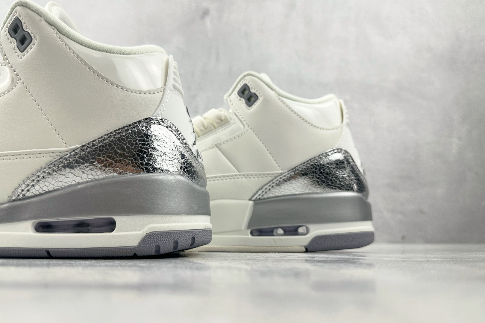 图片[8]-HG 外贸  极致性价比 Jordan Air Jordan 3 白灰色 货号：CK9246-100 尺码：36 36.5 37.5 38 38.5 39 40 40.5 41 42 42.5 43 44 45 46 46.5 47.5-选品中心