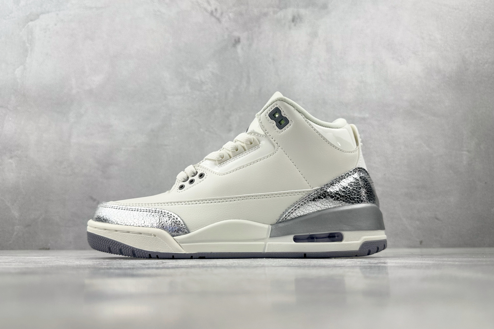 HG 外贸  极致性价比 Jordan Air Jordan 3 白灰色 货号：CK9246-100 尺码：36 36.5 37.5 38 38.5 39 40 40.5 41 42 42.5 43 44 45 46 46.5 47.5-选品中心