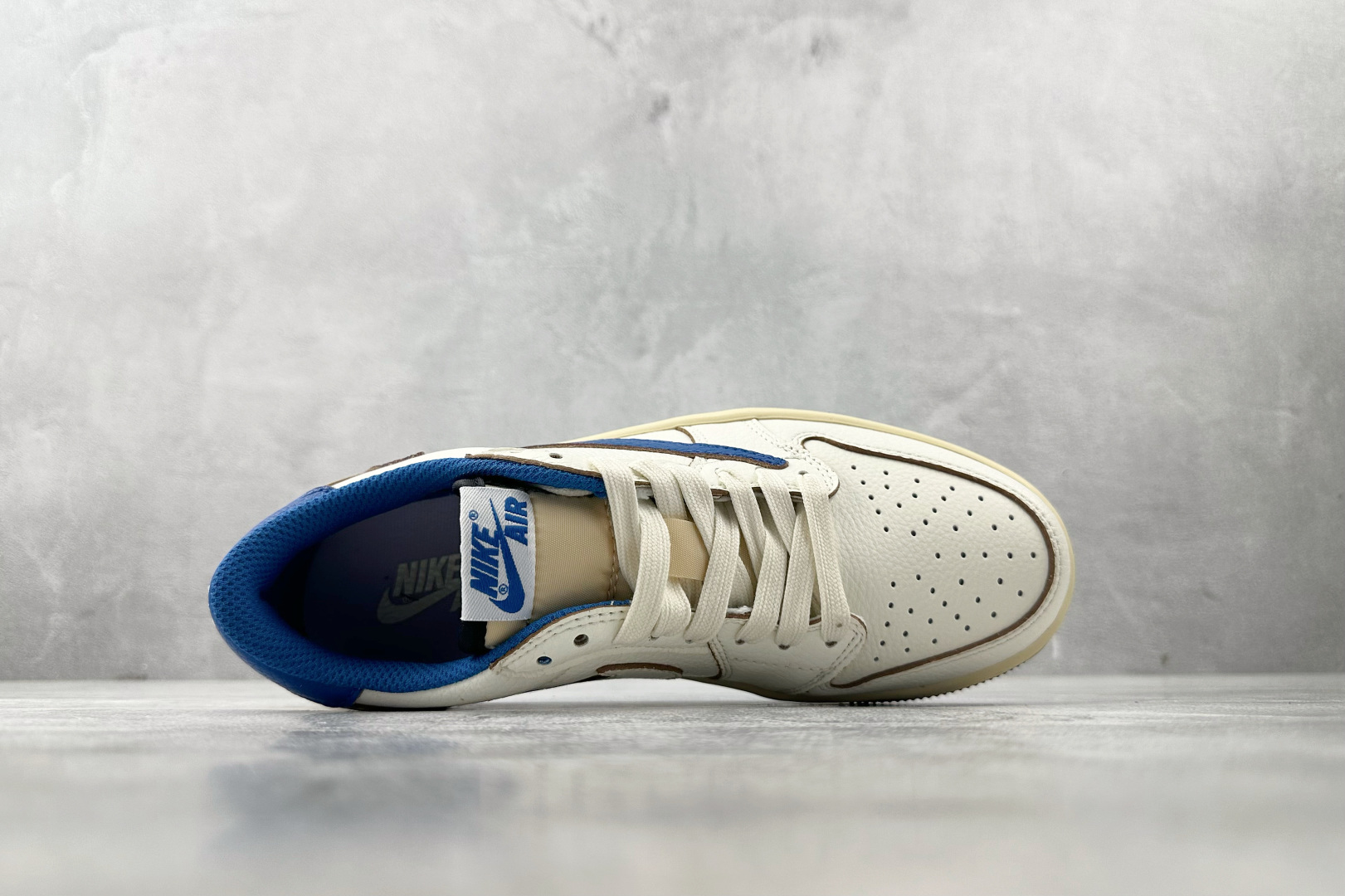 图片[3]-XC  Travis Scott x Jordan Air Jordan 1 Low OG 蓝色 货号：DM7866-104 尺码：36 36.5 37 38.5 39 40 40.5 41 42 42.5 43 44 44.5 45 46-选品中心