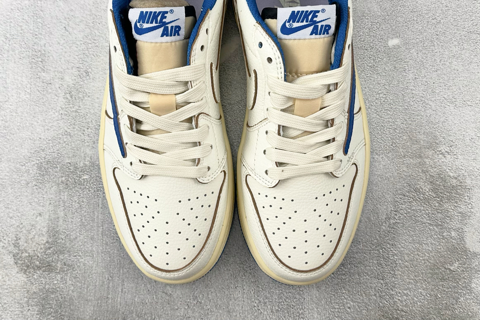 图片[7]-XC  Travis Scott x Jordan Air Jordan 1 Low OG 蓝色 货号：DM7866-104 尺码：36 36.5 37 38.5 39 40 40.5 41 42 42.5 43 44 44.5 45 46-选品中心